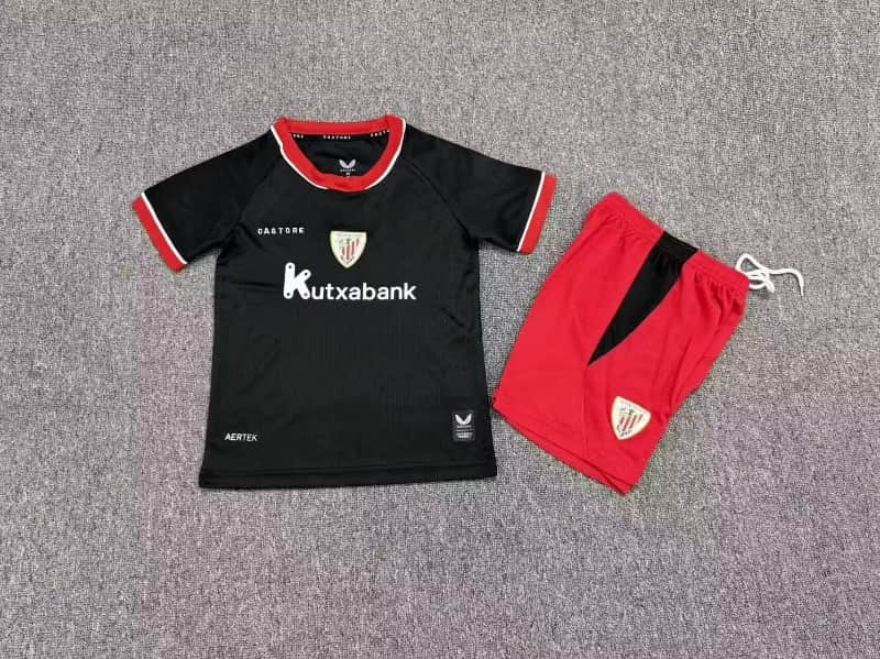Athletic Bilbao 26/27 Kids Away Soccer Jersey And Shorts Athletic Bilbao 26/27 Kids Away Soccer Jersey And Shorts