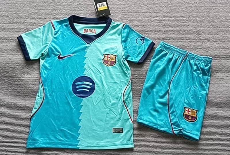 Barcelona 26/27 Kids Third Soccer Jersey And Shorts (Leaked) Barcelona 26/27 Kids Third Soccer Jersey And Shorts (Leaked)
