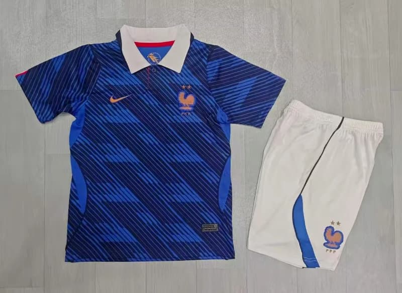 France 2026 Kids World Cup Home Soccer Jersey And Shorts