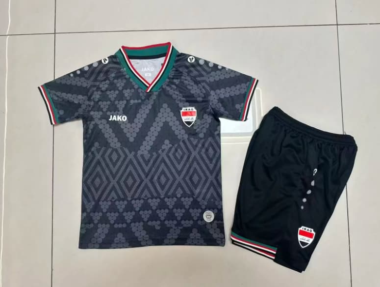 Iraq 2026 Kids Third Soccer Jersey And Shorts Iraq 2026 Kids Third Soccer Jersey And Shorts