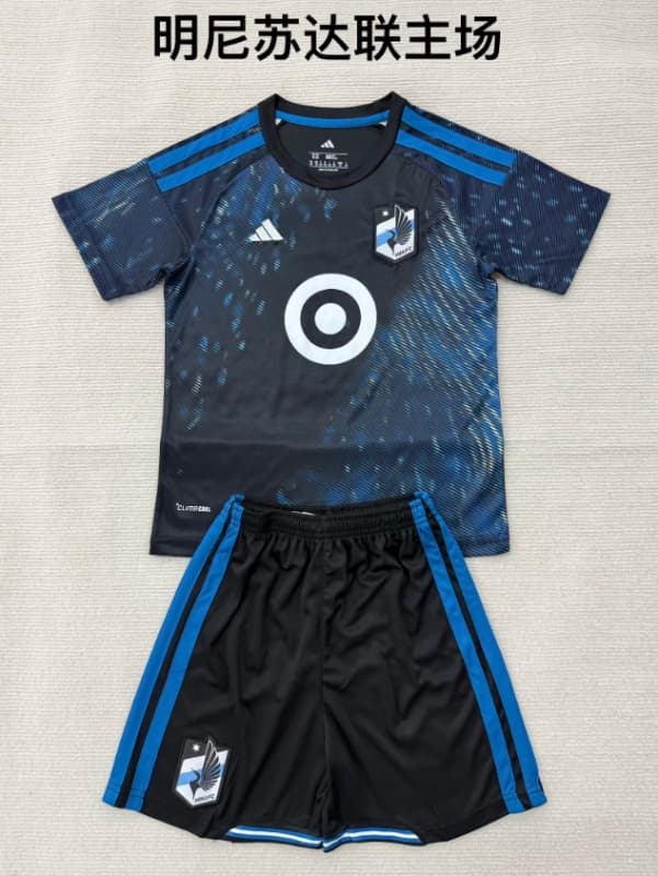 Minnesota United 2026 Kids Home Soccer Jersey And Shorts
