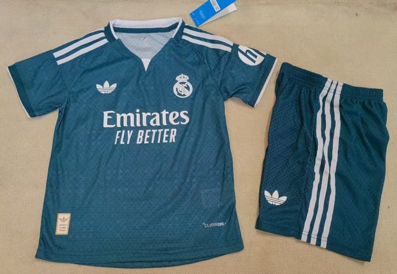 Real Madrid 26/27 Kids Away Soccer Jersey And Shorts (Player) Leaked Real Madrid 26/27 Kids Away Soccer Jersey And Shorts (Player) Leaked