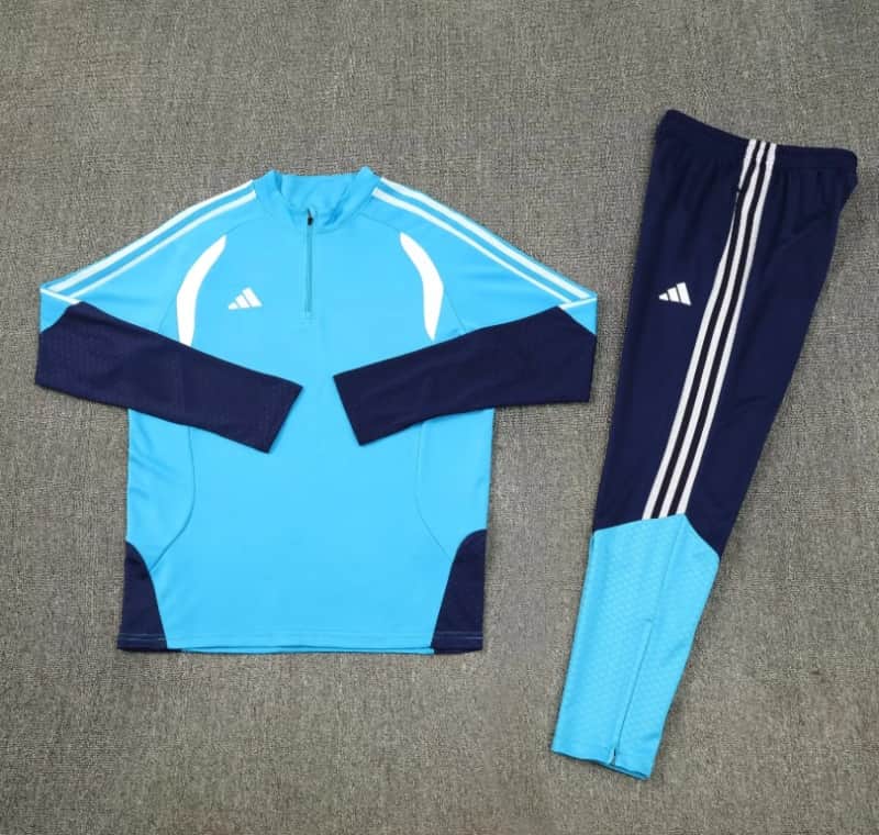 AAA(Thailand) Adidas 2026 Blue Soccer Tracksuit