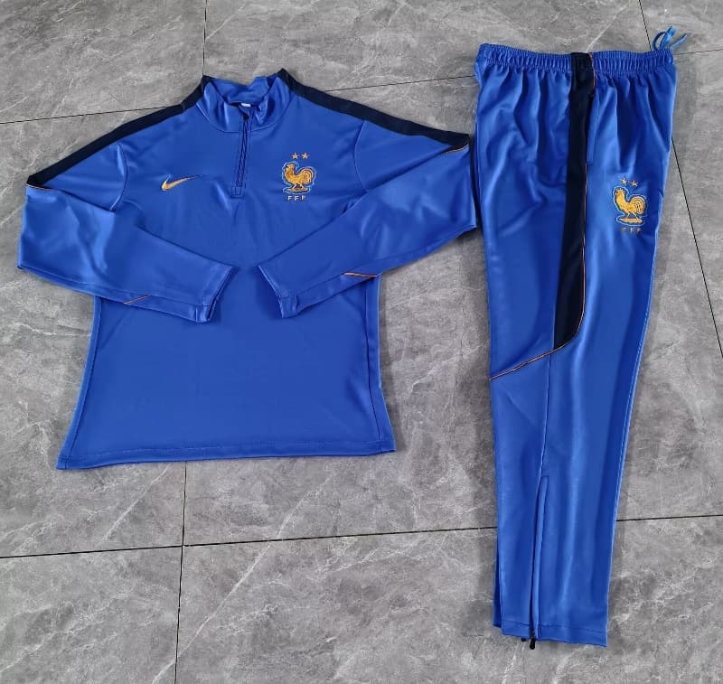 AAA(Thailand) France 2026 Blue Soccer Tracksuit