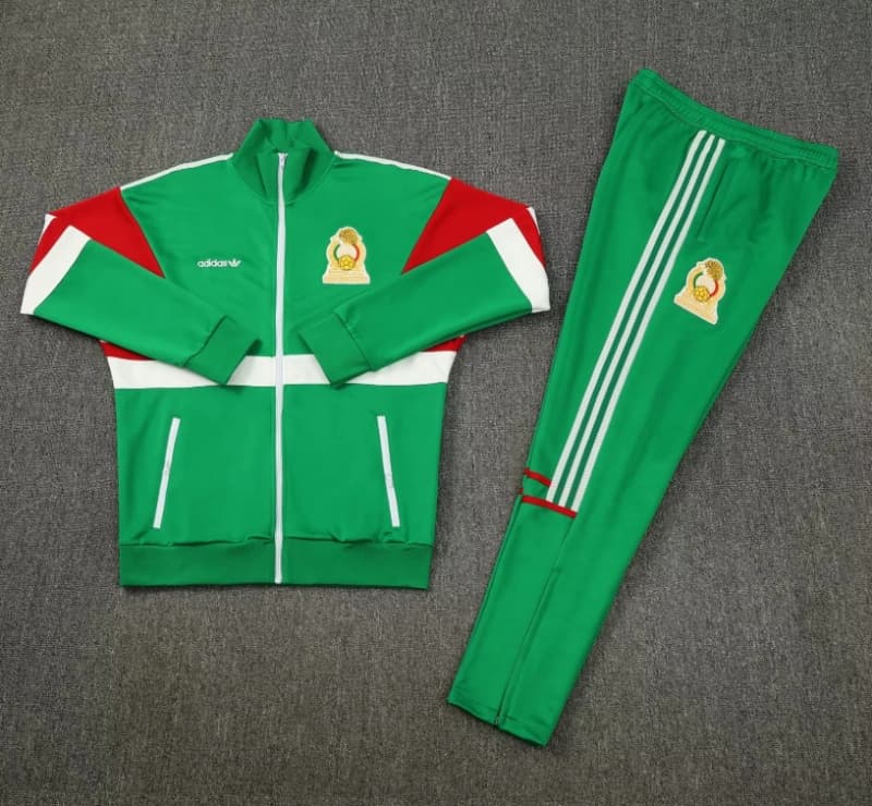 AAA(Thailand) Mexico 2026 Green Soccer Tracksuit