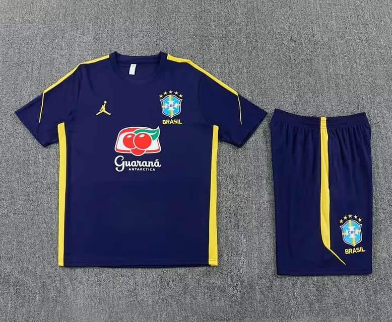 AAA(Thailand) Brazil 2026 Dark Blue Soccer Training Sets