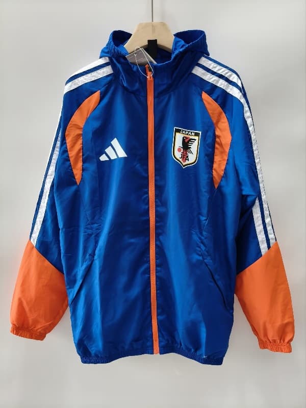 AAA(Thailand) Japan 2026 Blue Soccer Windbreaker