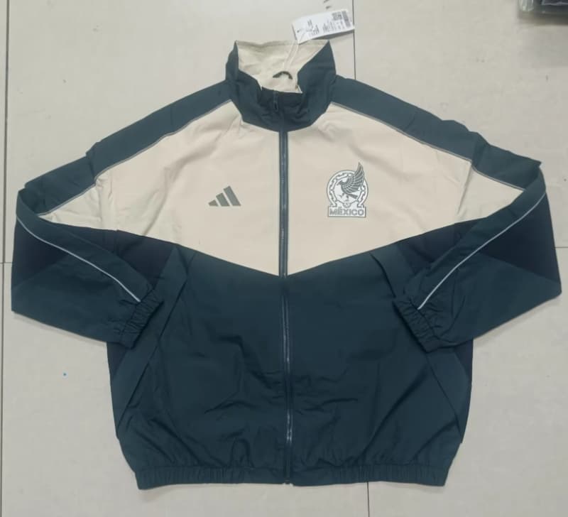 AAA(Thailand) Mexico 2026 Green Soccer Windbreaker