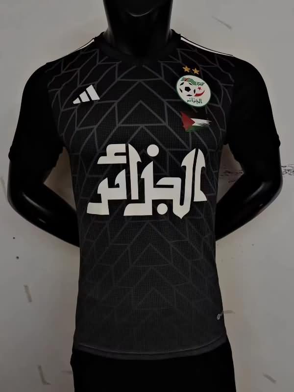 AAA(Thailand) Algeria 2023 Black Soccer Jersey(Player)