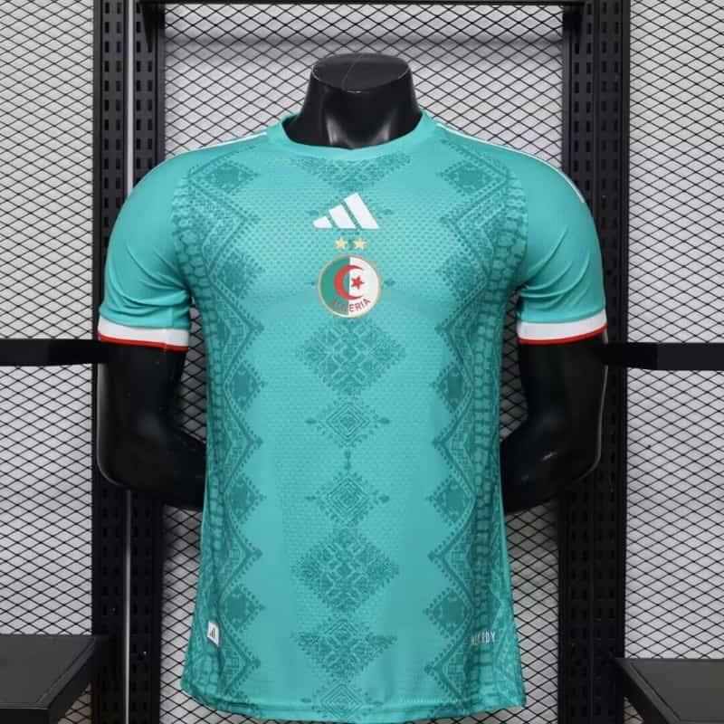 AAA(Thailand) Algeria 2026 Green Soccer Jersey (Player) AAA(Thailand) Algeria 2026 Green Soccer Jersey (Player)