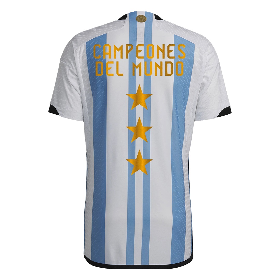 AAA(Thailand) Argentina 2022 World Cup Champion 3 Stars Soccer Jersey(Player) 02