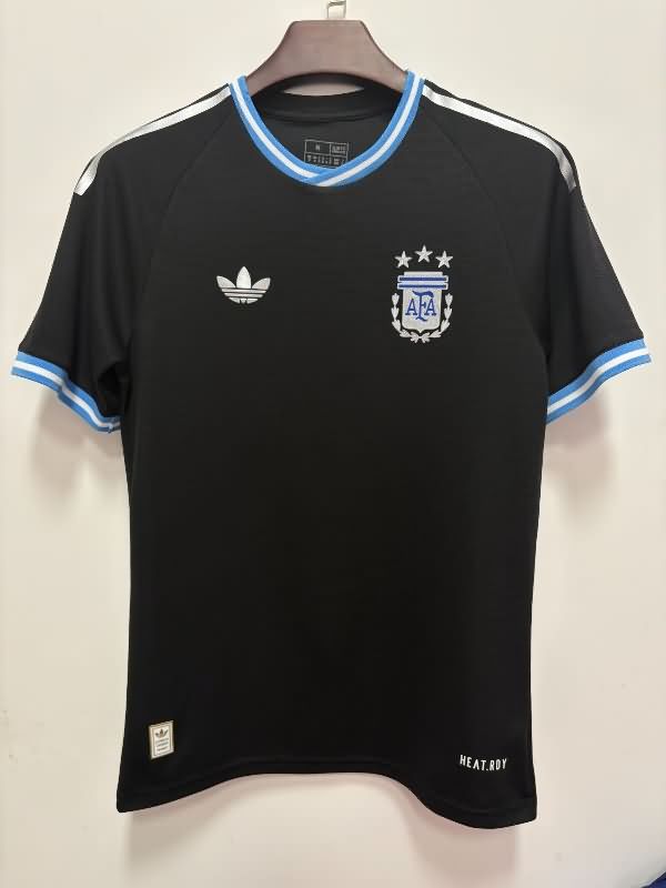 AAA(Thailand) Argentina 2025 Black Soccer Jersey (Player)