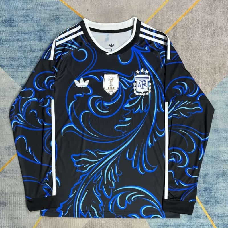 AAA(Thailand) Argentina 2026 World Cup Away Long Sleeve Soccer Jersey