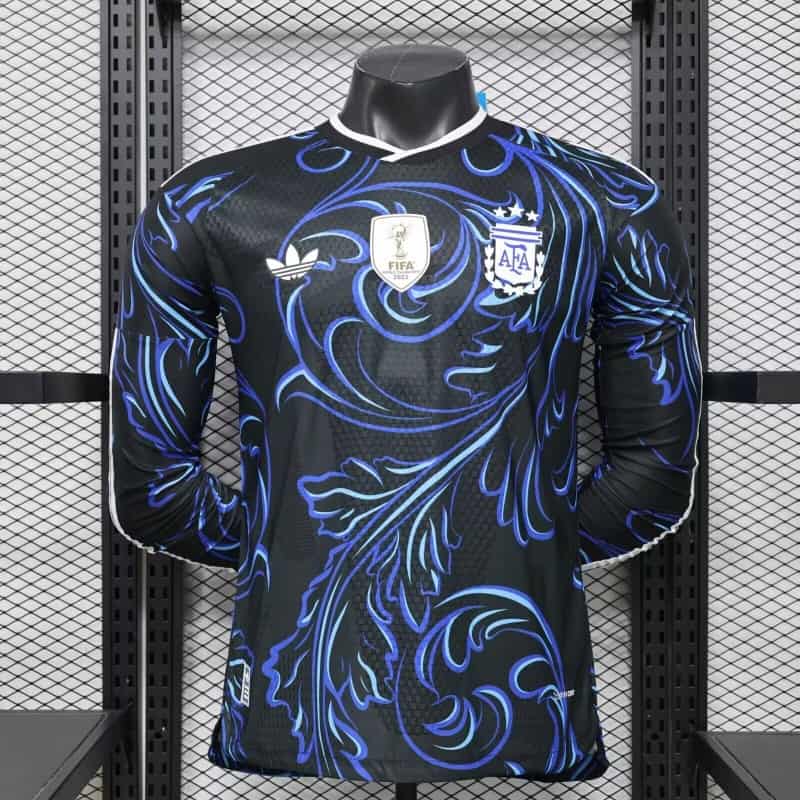 AAA(Thailand) Argentina 2026 World Cup Away Long Sleeve Soccer Jersey (Player)