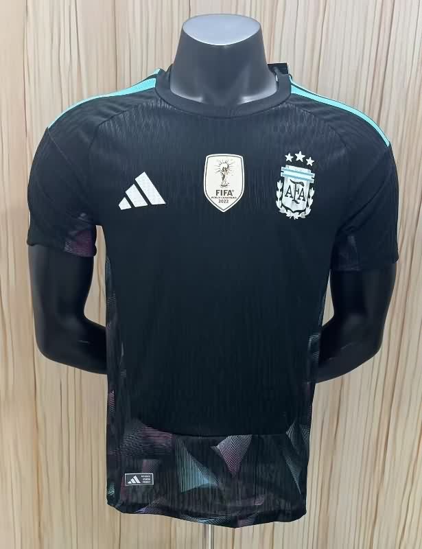 AAA(Thailand) Argentina 2026 World Cup Goalkeeper Black Soccer Jersey (Player) AAA(Thailand) Argentina 2026 World Cup Goalkeeper Black Soccer Jersey (Player)