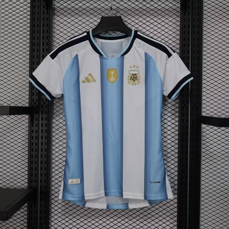 AAA(Thailand) Argentina 2026 World Cup Home Women Soccer Jersey (Player)
