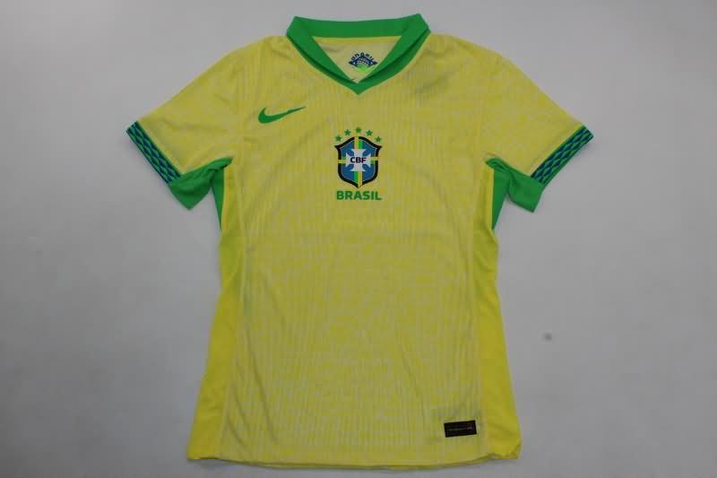 AAA(Thailand) Brazil 2024 Copa America Home Soccer Jersey (Player)
