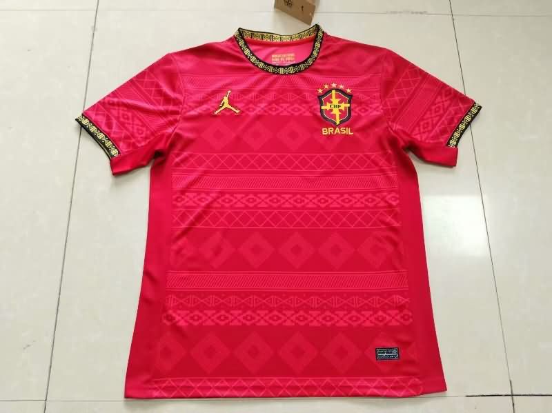 AAA(Thailand) Brazil 2025 Red Soccer Jersey 02