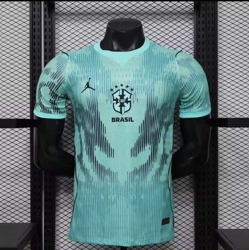 AAA(Thailand) Brazil 2026 Goalkeeper Green Soccer Jersey (Player)