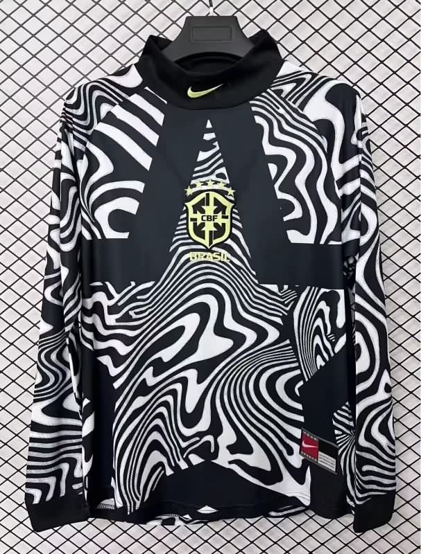 AAA(Thailand) Brazil 2026 Goalkeeper Long Sleeve Soccer Jersey AAA(Thailand) Brazil 2026 Goalkeeper Long Sleeve Soccer Jersey