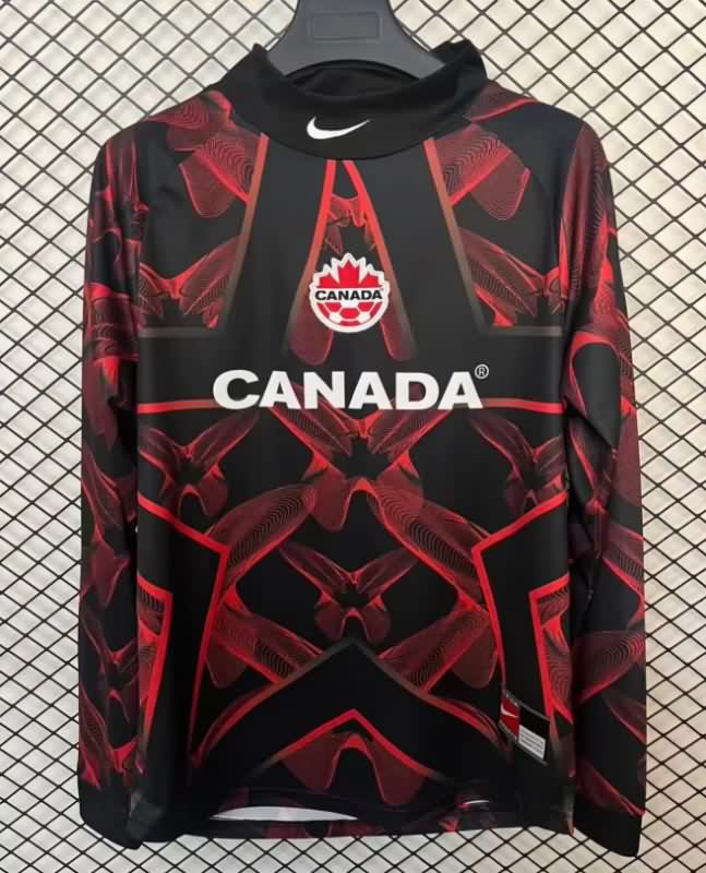 AAA(Thailand) Canada 2026 Goalkeeper Long Sleeve Soccer Jersey AAA(Thailand) Canada 2026 Goalkeeper Long Sleeve Soccer Jersey