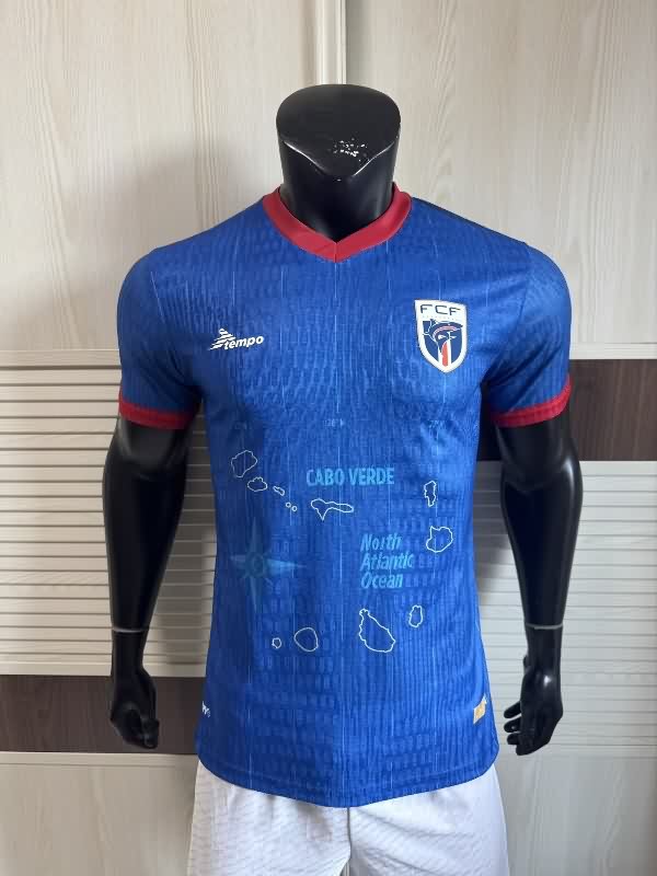 AAA(Thailand) Cape Verde 2025 Home Soccer Jersey (Player)