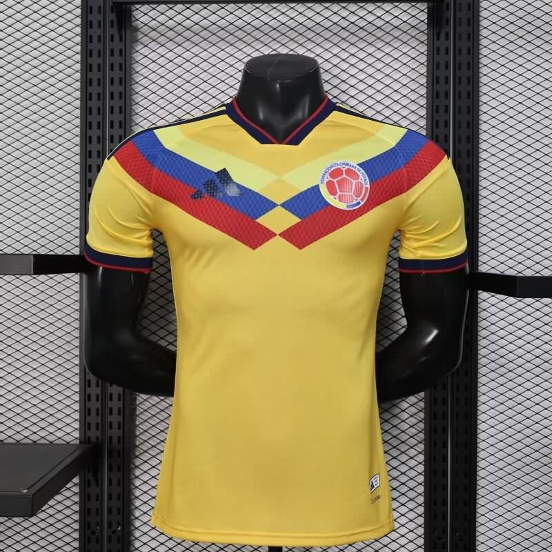 AAA(Thailand) Columbia 2026 Yellow Soccer Jersey (Player)