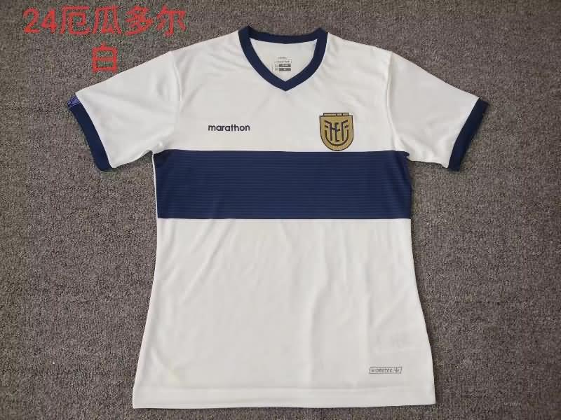 AAA(Thailand) Ecuador 2024 White Soccer Jersey