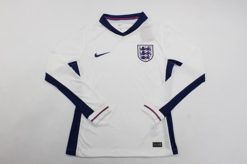 AAA(Thailand) England 2024 Home Long Sleeve Soccer Jersey (Player)