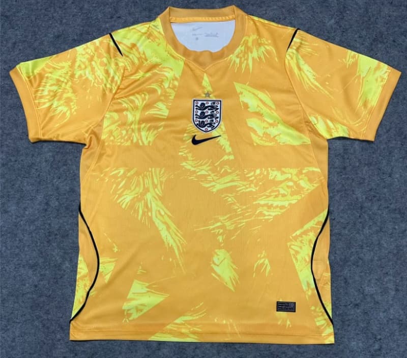 AAA(Thailand) England 2026 Goalkeeper Yellow Soccer Jersey