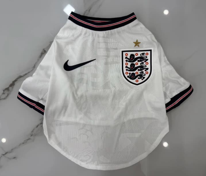 AAA(Thailand) England 2026 Home Pet Soccer Jersey AAA(Thailand) England 2026 Home Pet Soccer Jersey
