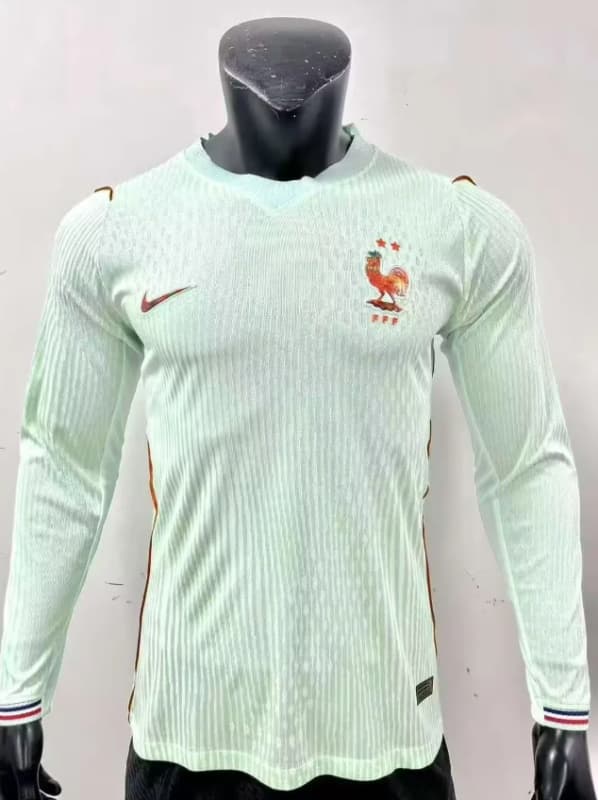 AAA(Thailand) France 2026 World Cup Away Long Sleeve Soccer Jersey (Player)