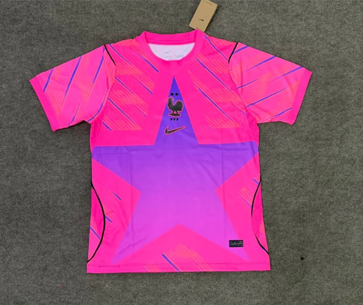 AAA(Thailand) France 2026 Goalkeeper Pink Soccer Jersey AAA(Thailand) France 2026 Goalkeeper Pink Soccer Jersey