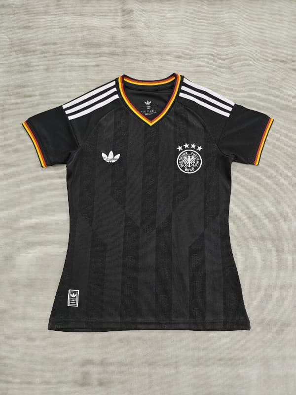 AAA(Thailand) Germany 2026 Black Women Soccer Jersey AAA(Thailand) Germany 2026 Black Women Soccer Jersey