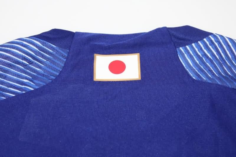 AAA(Thailand) Japan 2022 World Cup Home Long Sleeve Soccer Jersey (Player)
