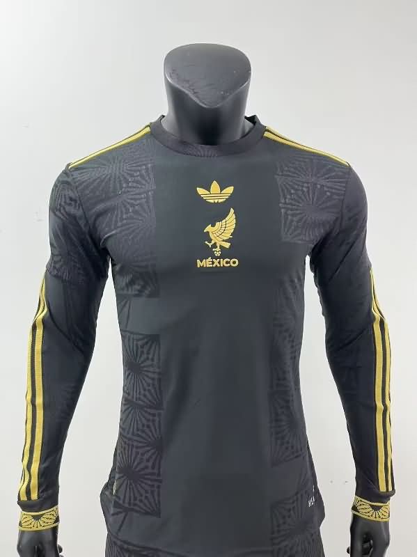 AAA(Thailand) Mexico 2025 Gold Cup Long Sleeve Soccer Jersey (Player)