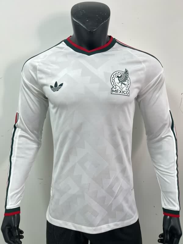 AAA(Thailand) Mexico 2026 World Cup Away Long Sleeve Soccer Jersey (Player)