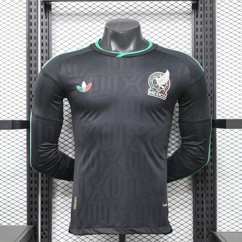AAA(Thailand) Mexico 2026 World Cup Third Long Sleeve Soccer Jersey (Player)