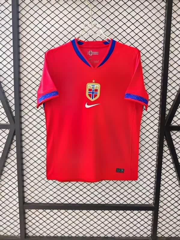 AAA(Thailand) Norway 2025 Home Soccer Jersey AAA(Thailand) Norway 2025 Home Soccer Jersey