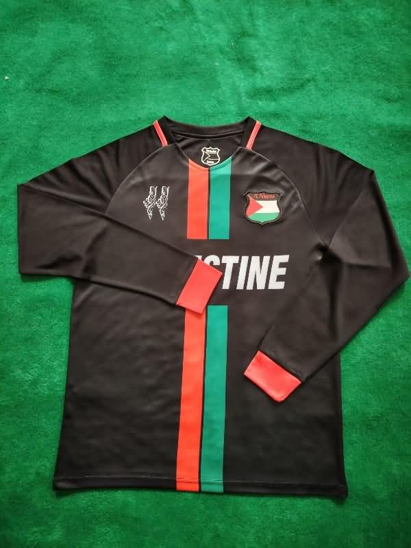 AAA(Thailand) Palestine 2023/24 Away Long Sleeve Soccer Jersey