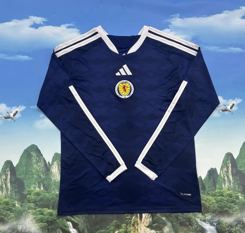 AAA(Thailand) Scotland 2026 Home Long Sleeve Soccer Jersey