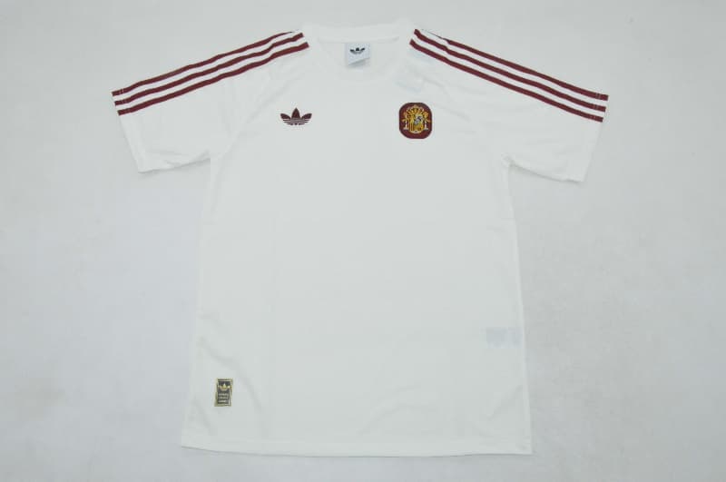 AAA(Thailand) Spain 2026 White Soccer Jersey AAA(Thailand) Spain 2026 White Soccer Jersey