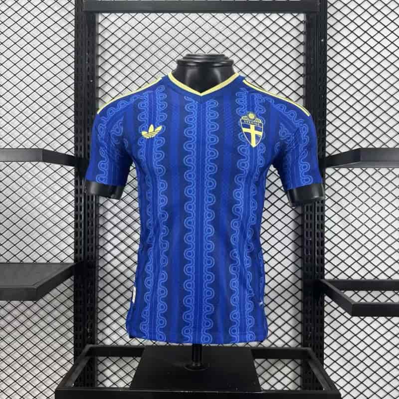 AAA(Thailand) Sweden 2026 Away Soccer Jersey (Player) AAA(Thailand) Sweden 2026 Away Soccer Jersey (Player)