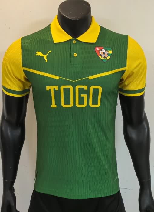 AAA(Thailand) Togo 2025 Green Soccer Jersey (Player)