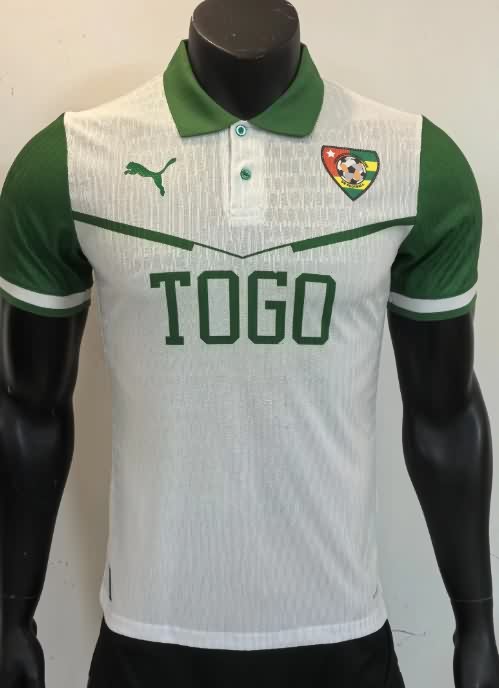 AAA(Thailand) Togo 2025 White Soccer Jersey (Player)