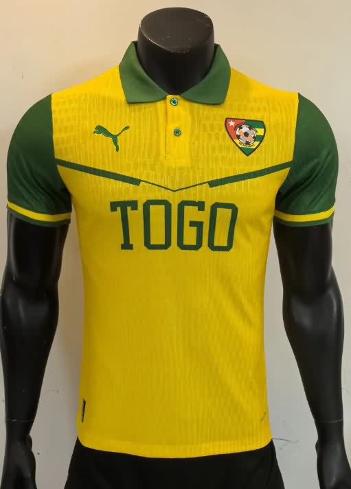 AAA(Thailand) Togo 2025 Yellow Soccer Jersey (Player)