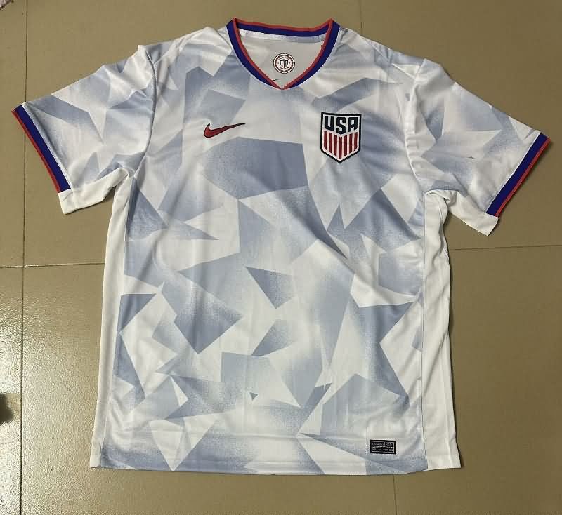 AAA(Thailand) USA 2025 Home Soccer Jersey