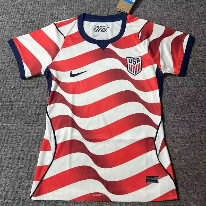 AAA(Thailand) USA 2026 Home Women Soccer Jersey AAA(Thailand) USA 2026 Home Women Soccer Jersey