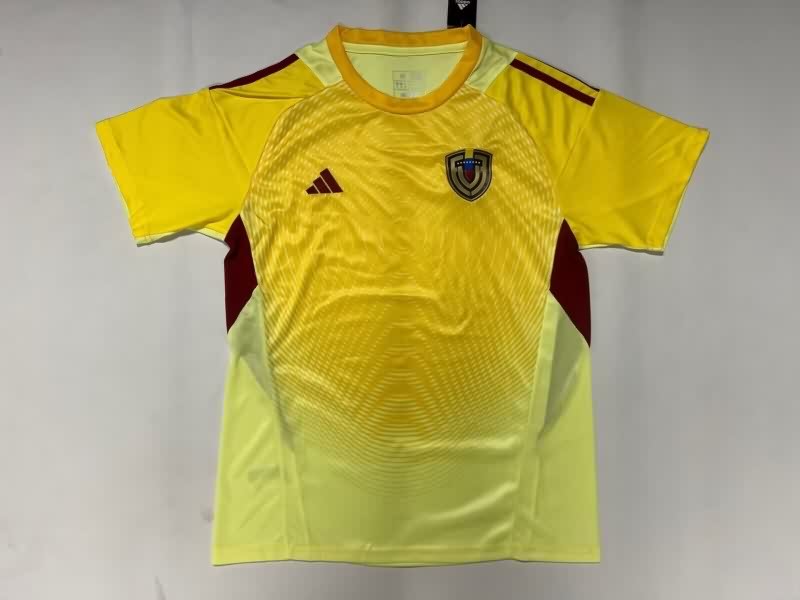 AAA(Thailand) Venezuela 2025 Goalkeeper Yellow Soccer Jersey