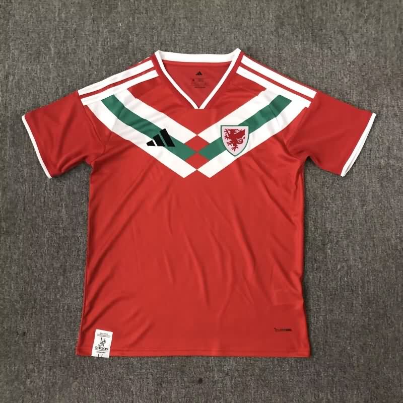 AAA(Thailand) Wales 2026 Red Soccer Jersey